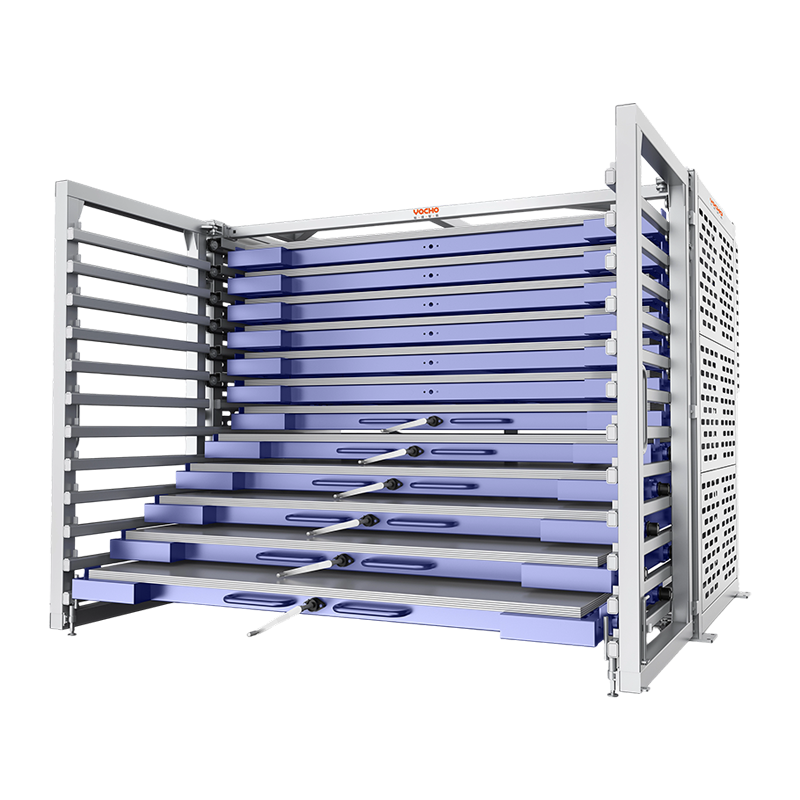 Elektrisk skuff type platestativ